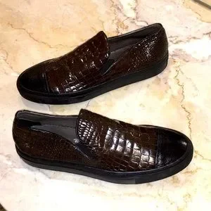 Rocco P. Handmade Italian Croc/Alligator Slip On. US9. New Unworn Condition. Genuine Crocodile Slip-On Loafers | Maus & Hoffman main image 4